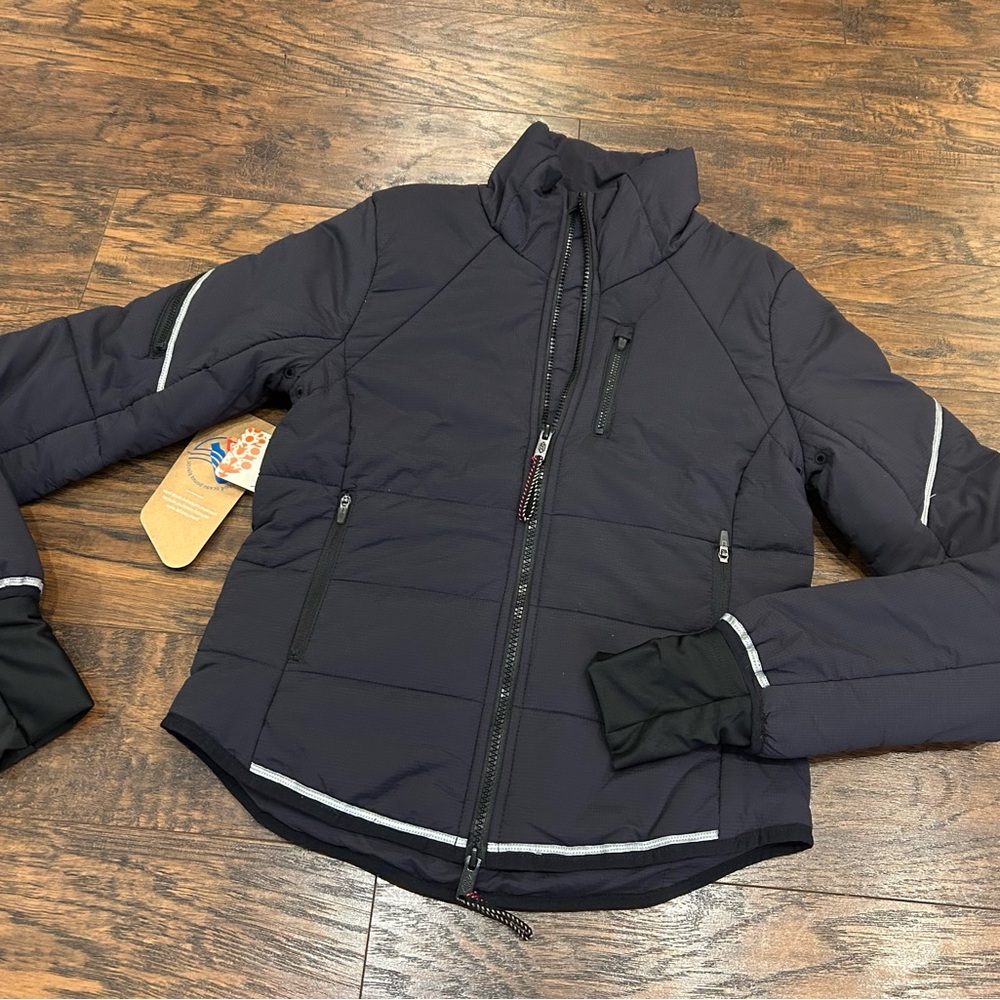 NWT FP Free People Movement Black Gathering Storm Puffer Jacket